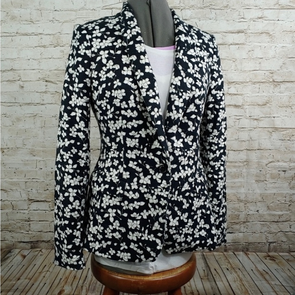 BANANA REPUBLIC FLORAL JACKET SZ 6